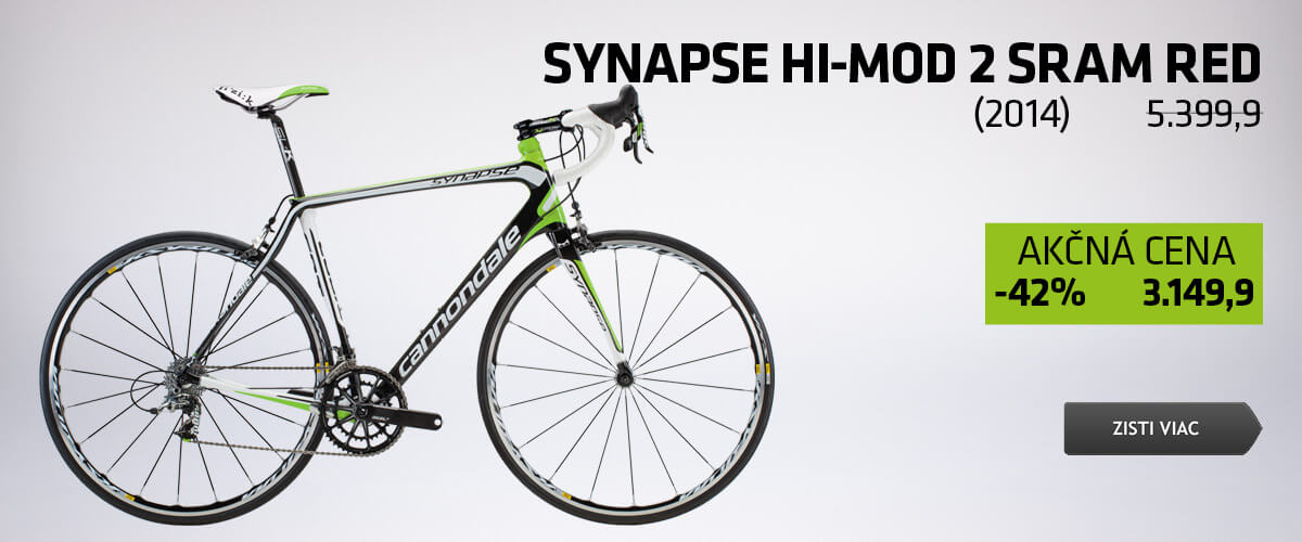 výprodej silničních kol | Cannondale Synapse hi-mod