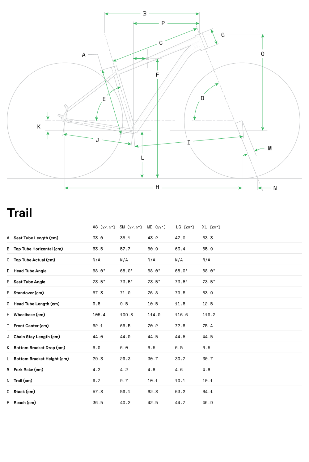 Trail Women's 6 - Geometrie