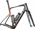 SuperSix EVO LAB71 Frameset - Black with WOW colors