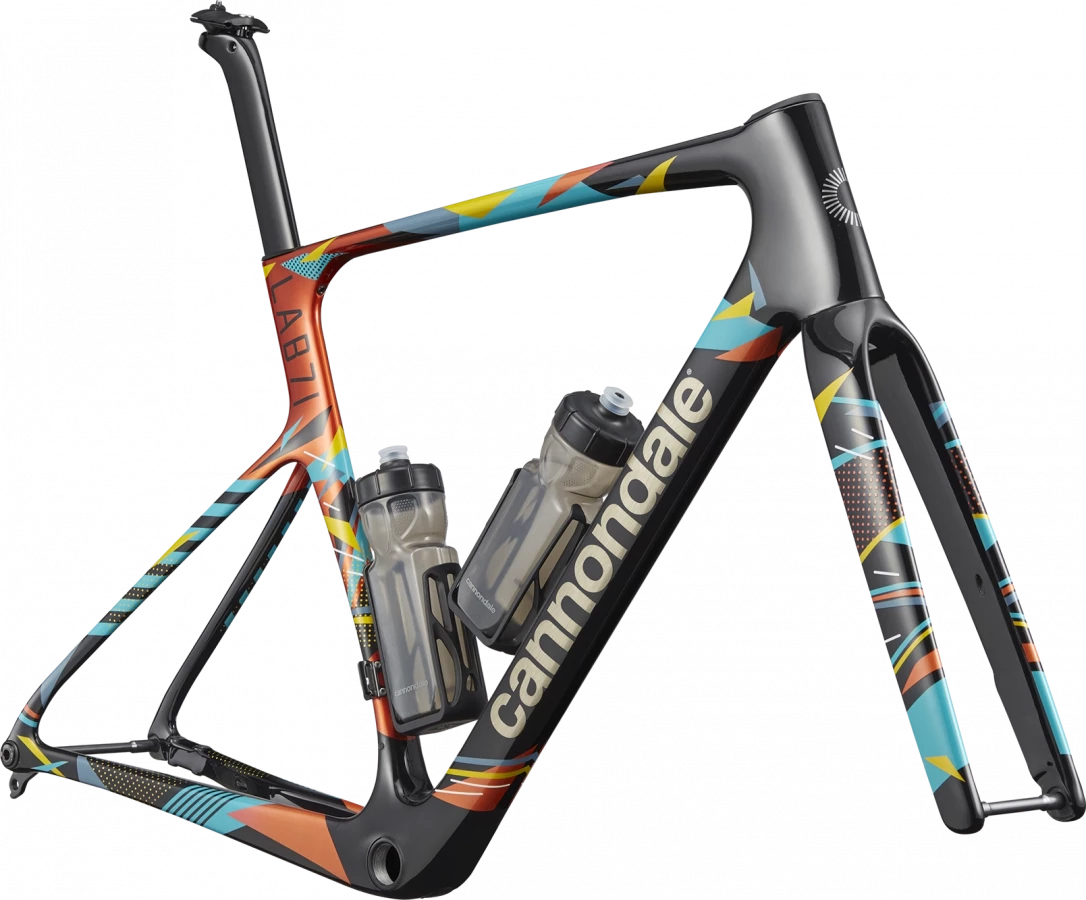 SuperSix EVO LAB71 Frameset - Black with WOW colors